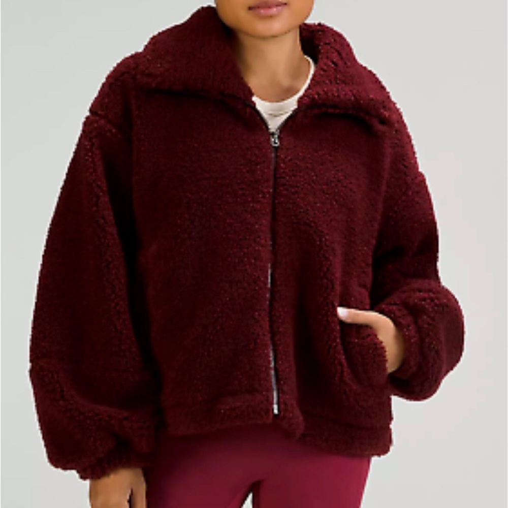 Lululemon Cinchable Fleece Zip Up